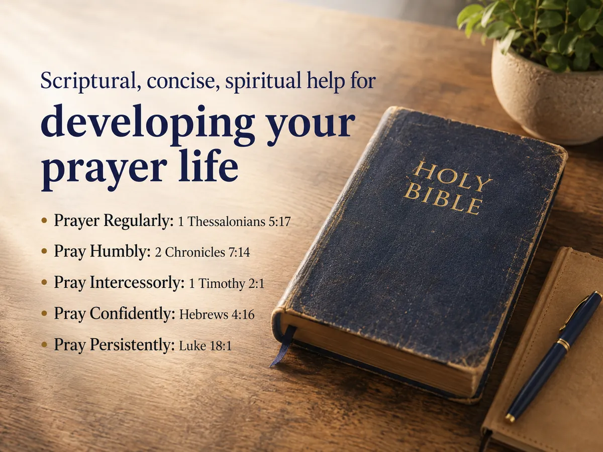 Developing your prayer life